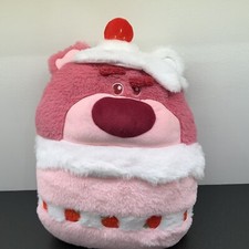 Lotso Bear Plush Toy Story 3 Pillow  Pink Blanket Strawberry Disneyland Disney