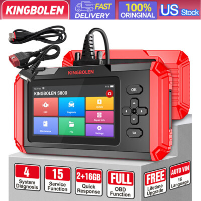 2026KINGBOLEN S800 OBDII Car Scanner Engine SAS TPMS ABS SRS EPB Diagnostic Tool