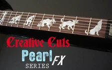 Man To Wolf James Hetfield ESP EX MOP DOTBUSTER Vinyl Inlay Decal for ANY GUITAR