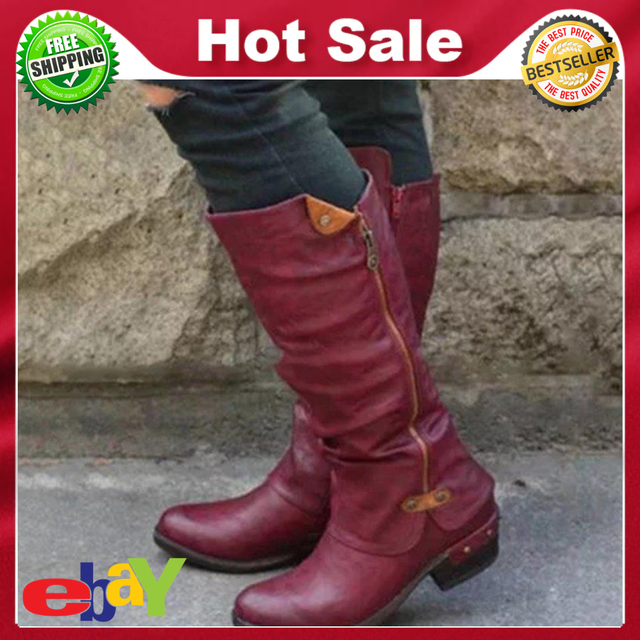 womens western cowboy knee boots punk boots