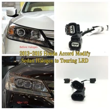 For 2013-2015 Honda Accord Headlight Sedan Halogen to Touring LED Adapter Wire