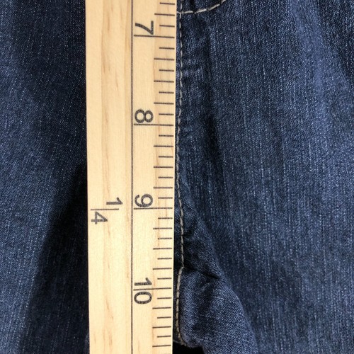 Sonoma Capri Jeans Women's 10 Denim Dark Blue Belt Embellished Embroidered NWT - Picture 9 of 12