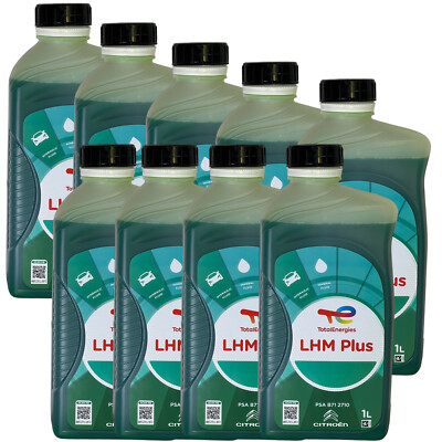 9x1 Liter  TOTAL LHM Plus Citroen Hydrauliköl Citroen XM BX CX Xantia