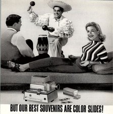 1950s GRAFLEX CAMERAS CONSTELLATION SLIDE PROJECTOR MAGAZINE AD 26-38