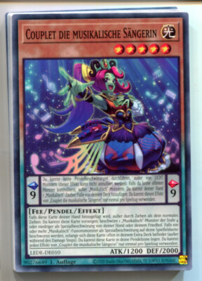 Yu-Gi-Oh! Couplet die Musikalische Sängerin Common LEDE-DE010