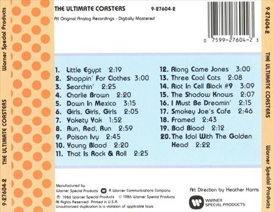 THE COASTERS ULTIMATE COASTERS NEW CD