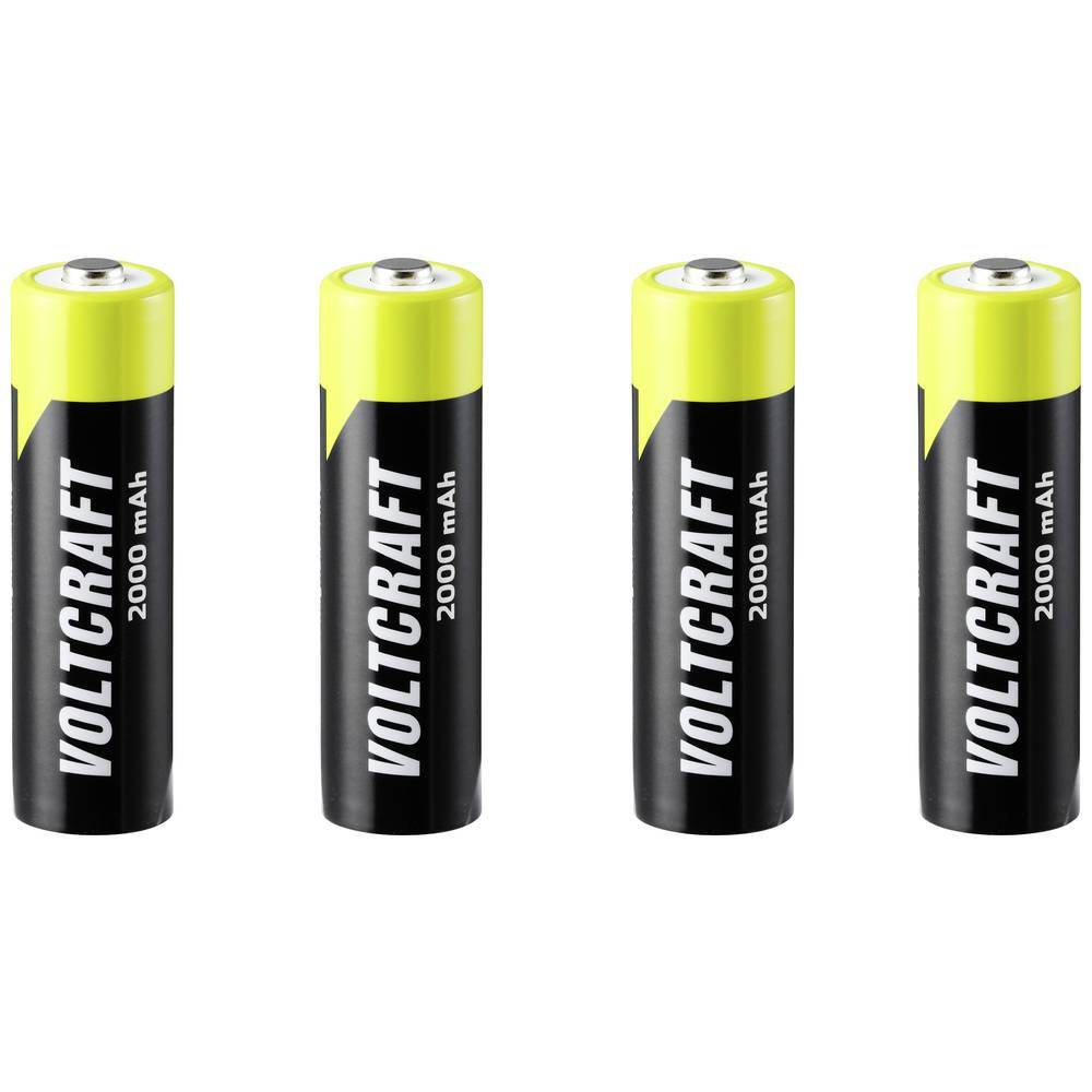 VOLTCRAFT Endurance Batteria ricaricabile Stilo (AA) NiMH 2000 mAh 1.2 V 4 pz.