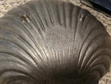 6 six Bon Chef Pewter Serving Scalloped Sea Shell Bowl Lovely