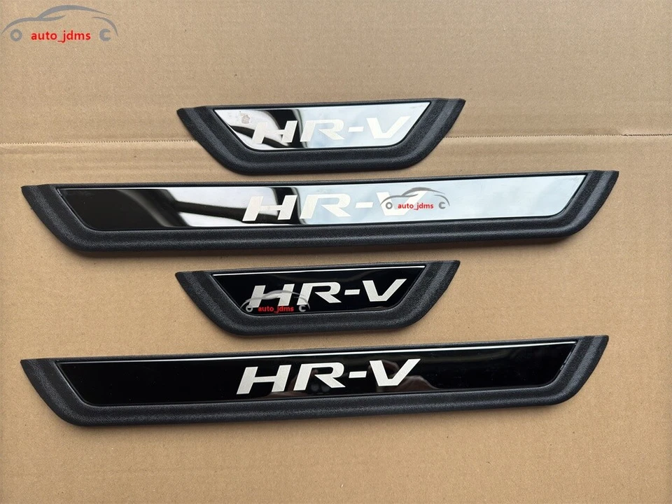 Para Honda HR-V Acessórios Porta de Carro Peitoril Tampa Painel Acabamentos Protetor de Passo - Imagem 3 de 4