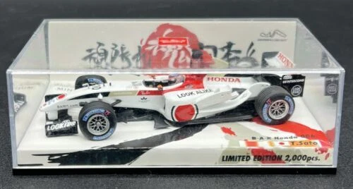 Minichamps 1/43 BAR Honda 006 Takuma Sato Limited Japan - Image 3 of 4