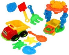 10tlg. Sandspielzeug Set Kipper Sandkasten Sp...