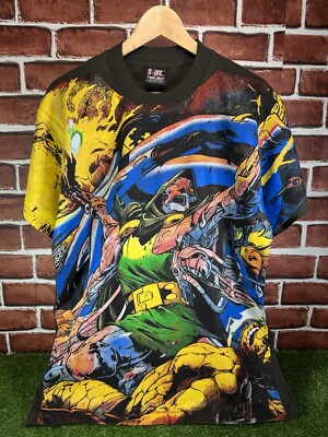 Marvel Dr Doom Modern Reprint AOP All Over Print  T-Shirt M/L