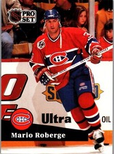 1991-92 NHL Pro Set - French #415 Mario Roberge