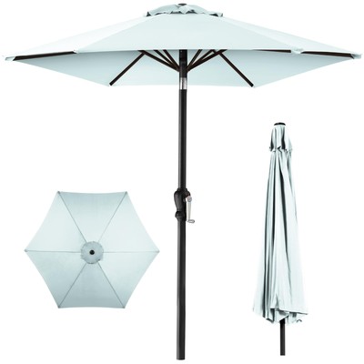 Best Choice Products 10ft Outdoor Steel Polyester Market Patio Umbrella w/Cra...