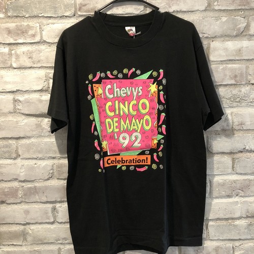 Camisa Vintage Chevy’s 1992 Cinco de Mayo • Grande • Puntada Única Hecha en EE. UU. - Imagen 1 de 4