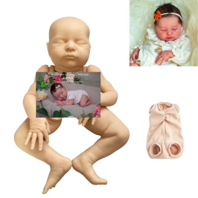 20'' Laura Reborn Kit Baby Doll Cloth Body & Accessories Birthday Gift for Kids