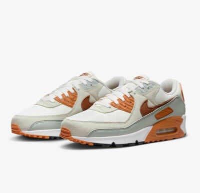 NIKE Air Max 90 FN6958-100 Summit White Monarch Light Pumice Light British  Tan