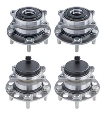 Moog Front & Rear Wheel Bearing and Hub Assemblies Kit For Hyundai Kia Sportage