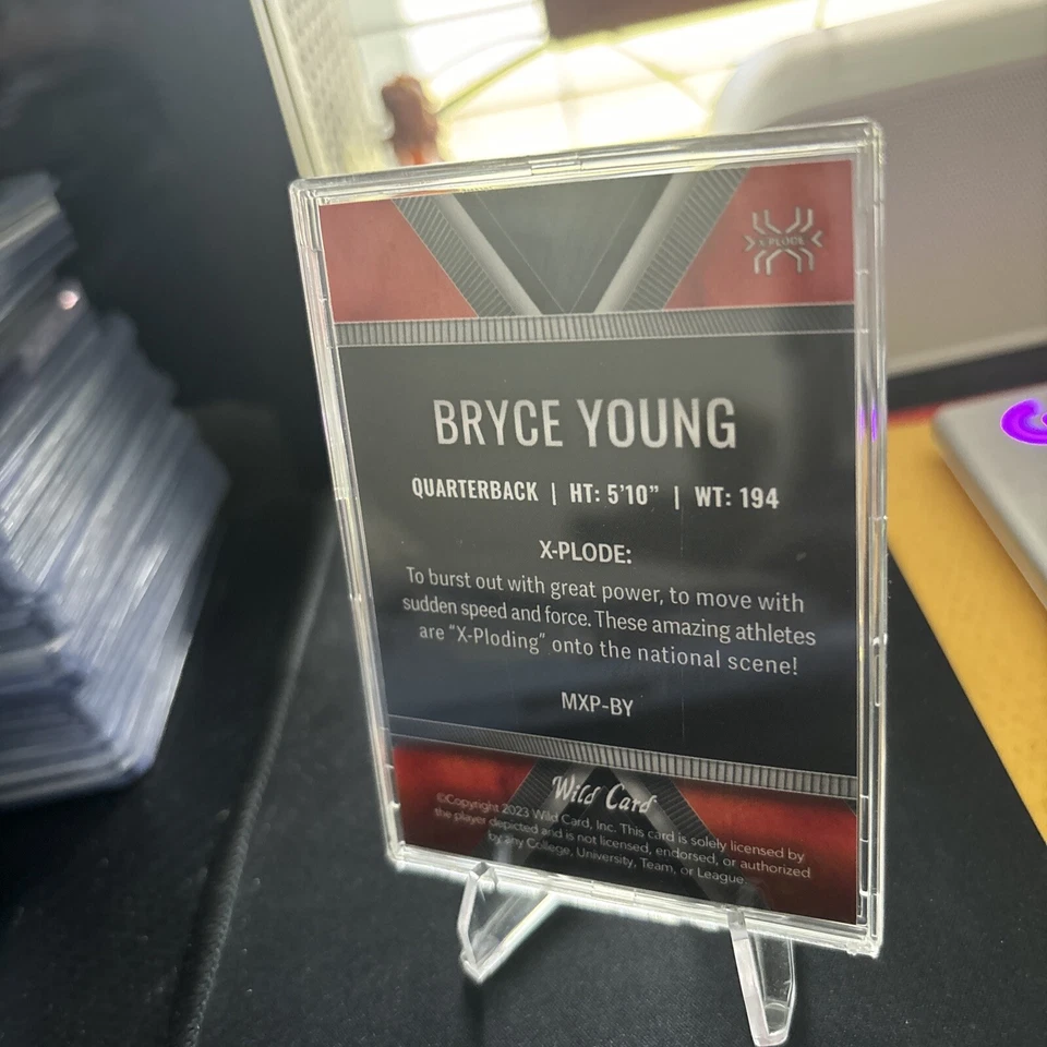 Bryce Young Wild Card Matte X-plode/200 - Image 2 of 2