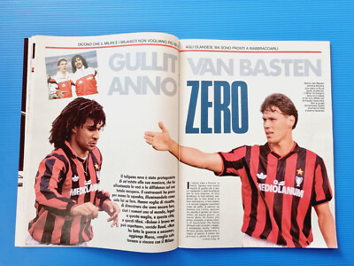 Guerin Sportivo – 9 Septembre 1991 – Trophée Berlusconi : Juventus, Gullit, Van Basten