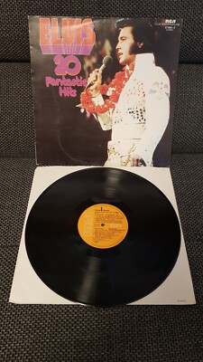 Elvis Presley 20 fantastic Hits LP 27480-3 German Press 1975 VG+++