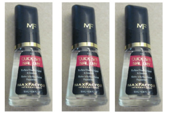 Max Factor Quick Set Nail Dry ( 3 Pack )