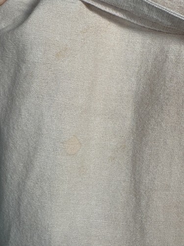 Vestido CALYPSO St. Barth Beige Algodón Talla Pequeña S Mangas Largas Cinturón Cuello en V - Imagen 13 de 16