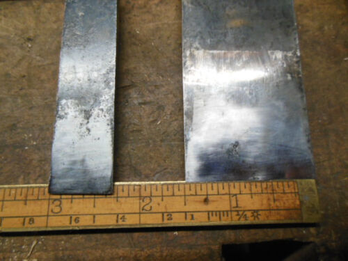 Vintage James SWAN 1 1/2" and 3/4" bevel edge socket chisel old carving tool - Picture 10 of 12