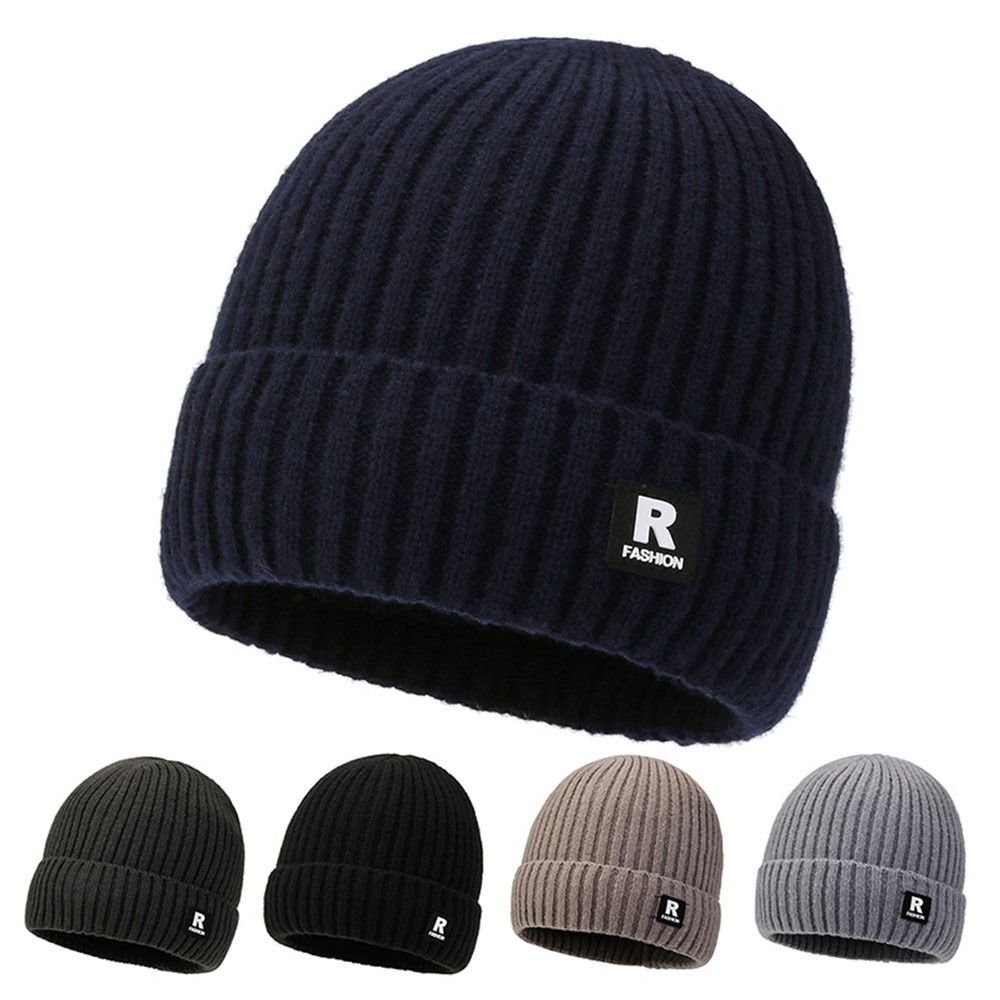 APL Berretto in maglia antivento morbido paraorecchie berretto invernale berretto uomo