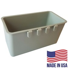 Pinnon Hatch Farms 144 Pack Gray 1.2 Quart Hanging Water  Feed Cage Cups - Bulk