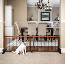 Carlson Pet Products Wood Freestanding Pet Gate - 2870 DS 
