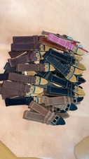 H1405 22mm Mixed size and Colour Leather Watch Strap 50pcs
