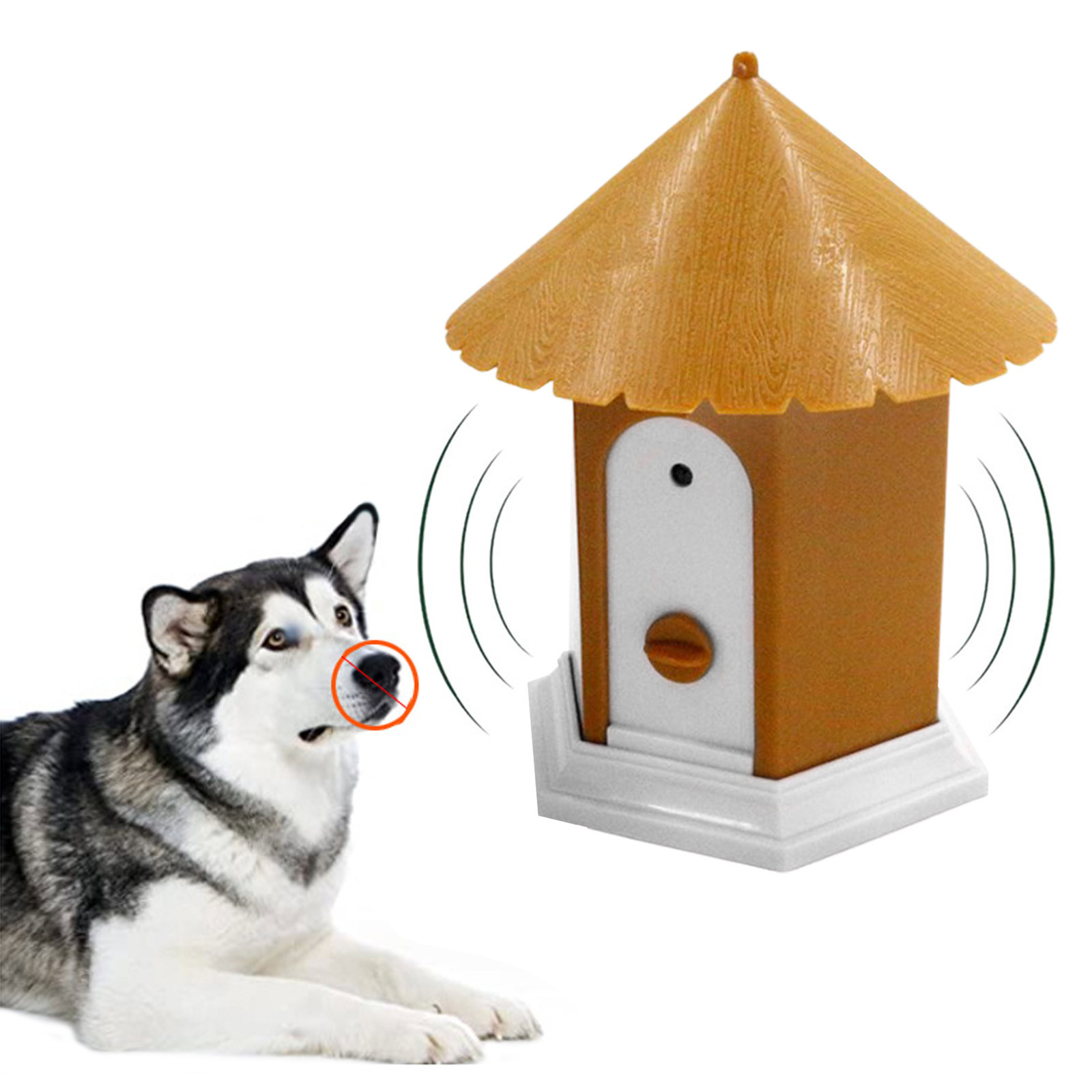 Outdoor Barking Control Device Ultrasonic Bark Stop Birdhouse Muffler