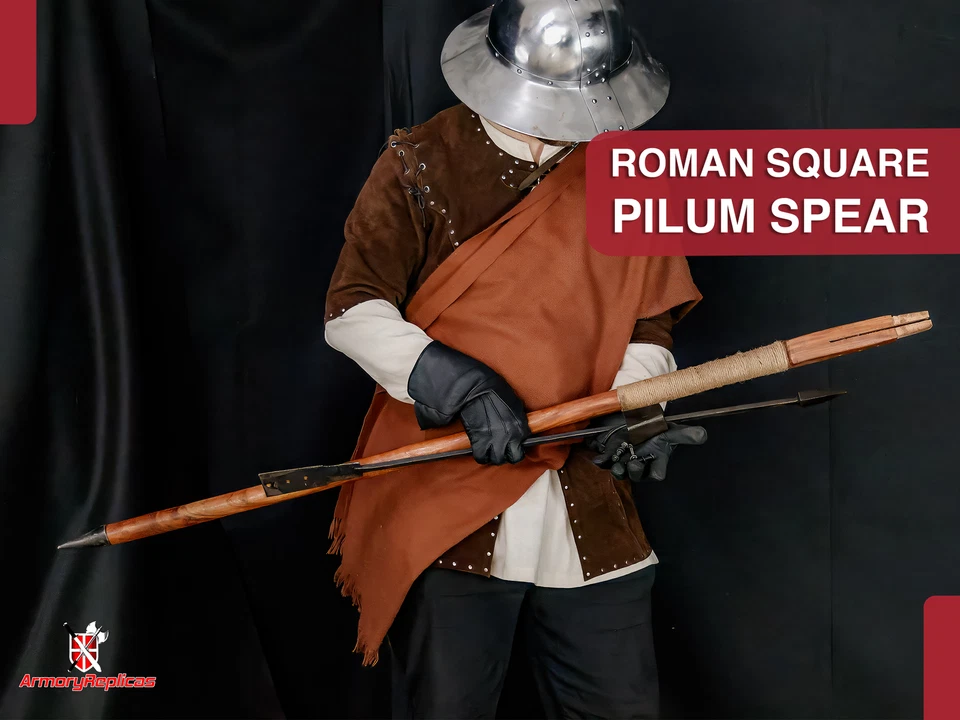 正品罗马皮勒姆矛 - 历史复制品 - 可收藏和重反应器使用 — 第 2/4 张图片