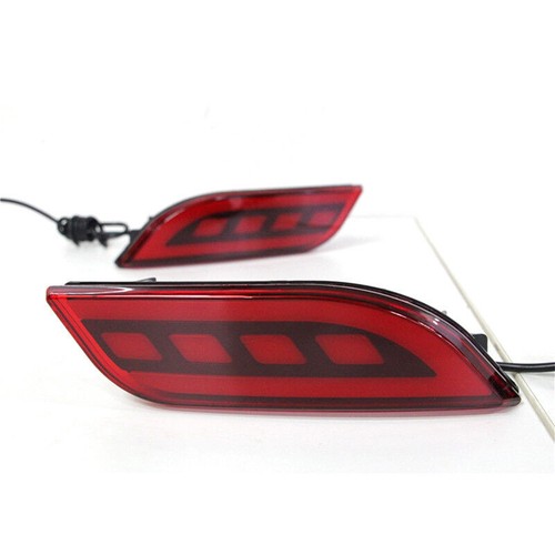 LED Rear Bumper Reflector Fog Brake Turn Indicator Lights For Jeep Compass 2017+ - Picture 6 of 9