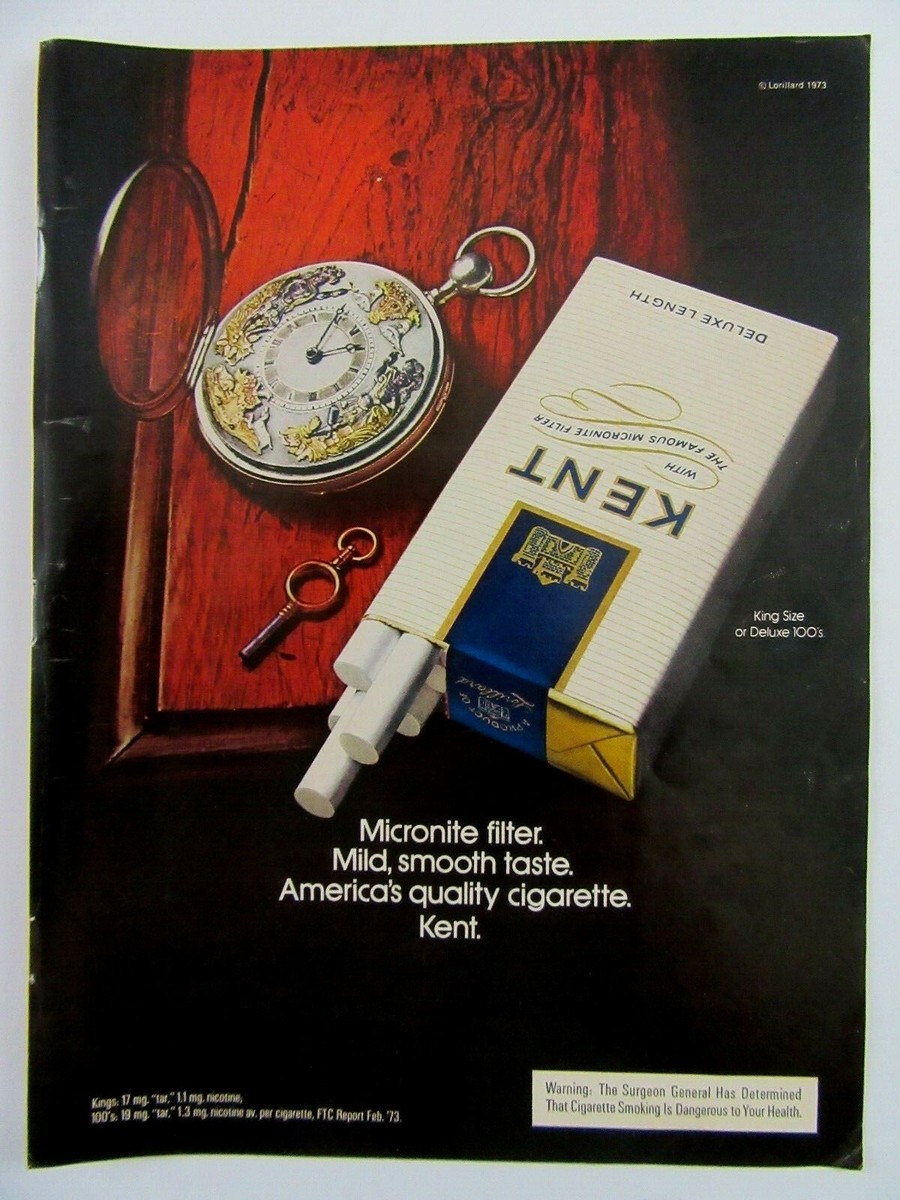 micronite cigarette filters Asbestos 1973 KENT Cigarettes Micronite Filter