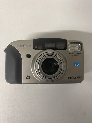 Minolta IX-Date Vectis 40 35mm Point & Shoot Film Camera 30-120mm Macro Lens