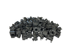 RackGold  M6 Black Cage Nuts - 50 Pack RoHS Compliant  USA Made GM6-SNP-B50
