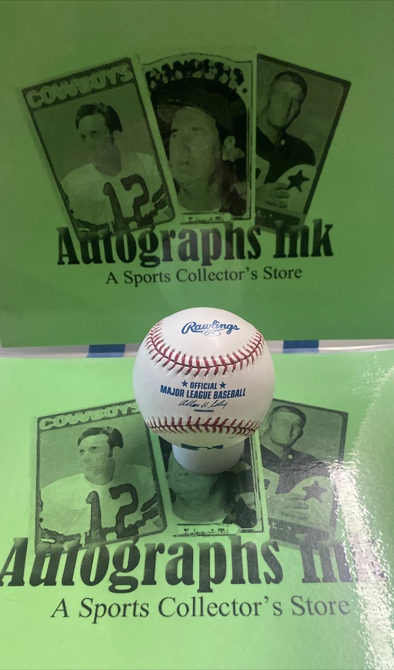 Darryl Hamilton Autografiado Rawling Major League Béisbol 2000 Metro A12 Foto 3 de 3