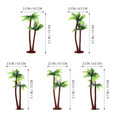 Simulated Coconut Tree Decoration Artificial Palm Trees Flowerpot - Picture 2 of 9