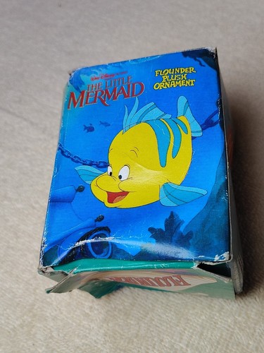 Disney Little Mermaid Flounder Plush Ornament McDonald's vintage 1989 -W/Box - Picture 14 of 15
