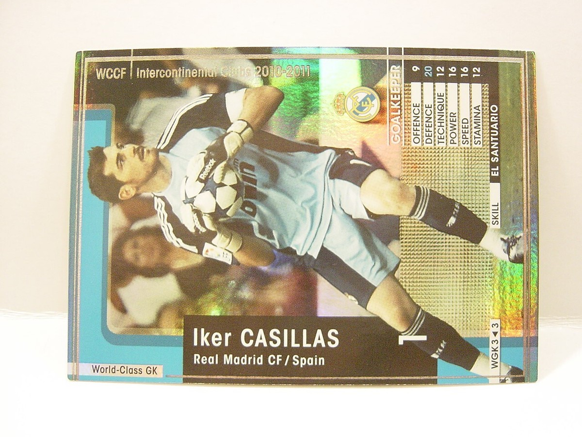 Panini WCCF 2010-11 WGK Iker Casillas 1981 Spain No.1 Real
