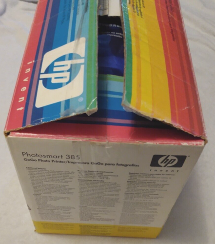 HP Photosmart 385 Digital Photo Inkjet Printer Open Box w/Cords & Manual - Picture 8 of 11