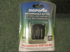 New Digipower Rechargeable Battery Replacement Sony NP-BN1 Digital Camera