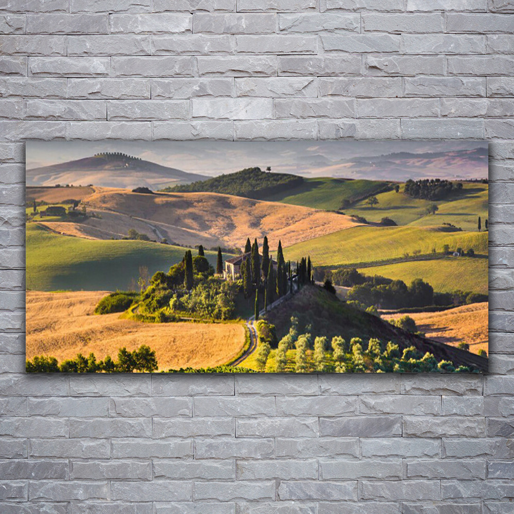 Tableau en verre acrylique 120x60 cm avec impression de paysage haute définition