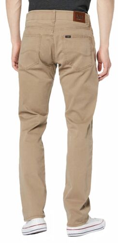Pantalones de mezclilla chinos LEE Extreme Motion para hombre súper elásticos cónicos rectos puma beige - Imagen 2 de 3