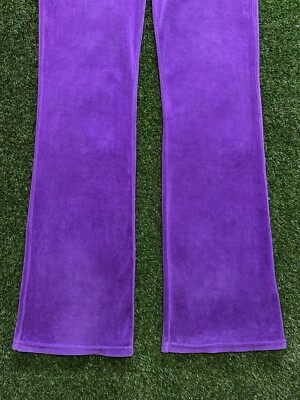 ゆかページ Juicy Couture Track Pants Adult Purple Tracksuit Low Rise