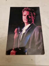 Postcard. Singer. Sting from The Police.  1980s. Vintage