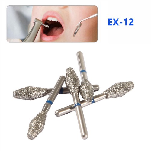 5 pcs Zahnarzt Diamant Bohrer Schleif Fräs Präparation Dental High speed Turbine - Bild 538 von 757