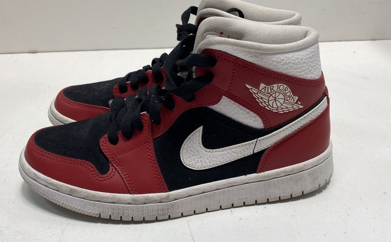 Nike Air Jordan 1 Mid Chicago Black Toe Women's Size 7